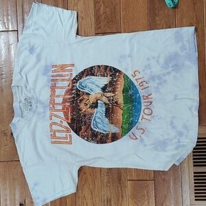 Led Zeppelin U.S. Tour 1975 concert tee